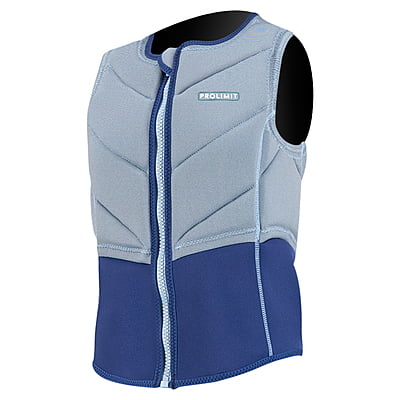 402.63091.030 | Womens Fire Vest Half Padded Front Zip | 36/s | Blue/Navy/Turquise | | Mujer | Prolimit