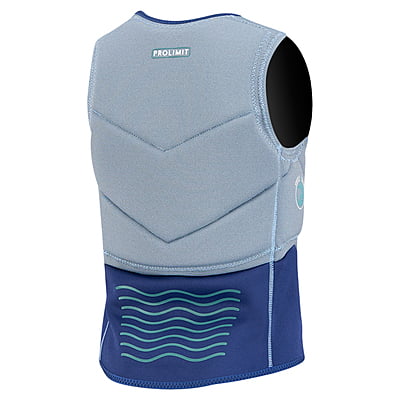 402.63091.030 | Womens Fire Vest Half Padded Front Zip | 34/xs | Blue/Navy/Turquise | | Mujer | Prolimit