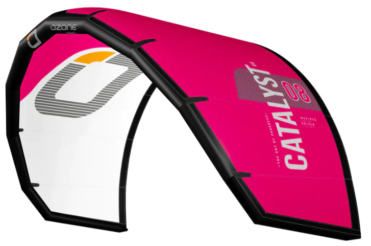 CATV4K12JW | CATALYST V4 Kite Only with Technical Bag | 12.0 | Ruby Red/White |  |  | Ozone