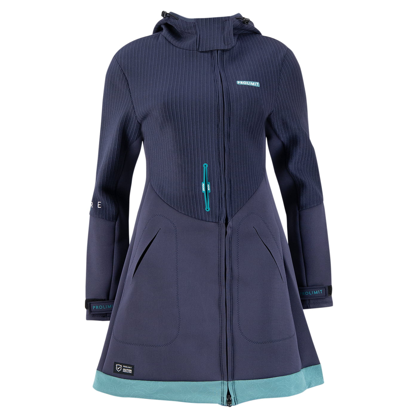 402.05041.090 | Pure Girl Racer Jacket Flare | 34/xs | Navy/Turquise | | Mujer | Prolimit 402.05041.090 | Pure Girl Racer Jacket Flare | 34/xs | Navy/Turquise | | Mujer | Prolimit