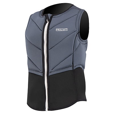 402.63091.020 | Womens Fire Vest Half Padded Front Zip | 38/m | Black/Ash/Ivory | | Mujer | Prolimit