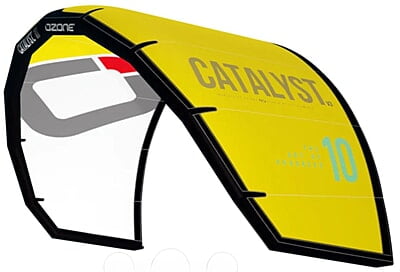 USADO | CATV3K10YW, CATALYST V3 Kite Only with Technical Bag 10.0 sq m, Yellow/White - | | | | | OZONE