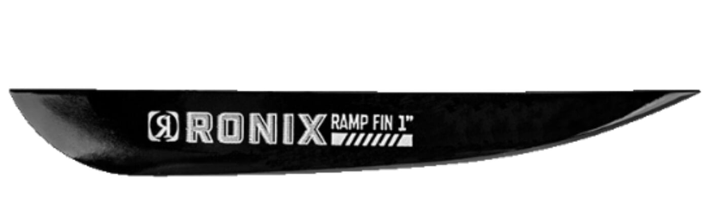 Ronix 1.2" Black Fiberglass Wakeboard Fins - 2 Pack Replacement Tracking Fins